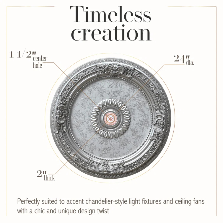 Antique Round Ceiling Medallion