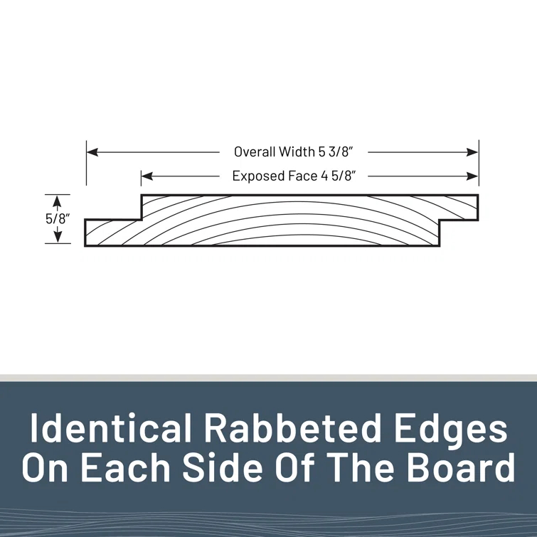 Edge 1 in. x 6 in. x 8 ft. Charred Collection Shiplap Pine Board