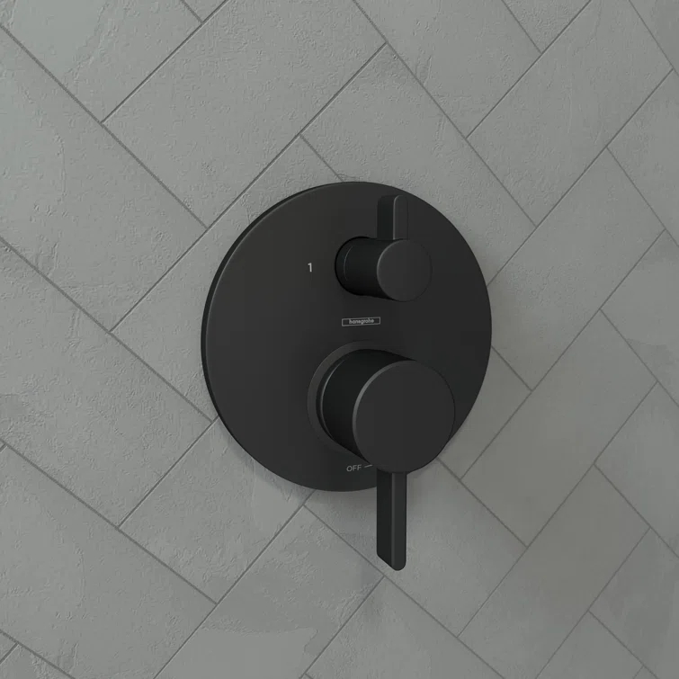 Ecostat HG S Pressure Balance Diverter Faucet Trim with Lever Handle