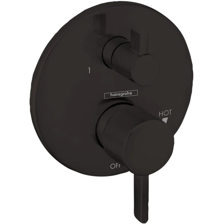 Ecostat HG S Pressure Balance Diverter Faucet Trim with Lever Handle
