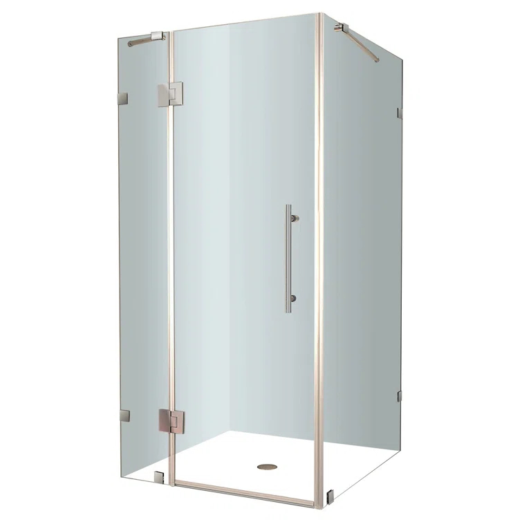 Aston SEN987-SS-4830-10 Avalux 48" x 72" Rectangle Hinged Shower Enclosure
