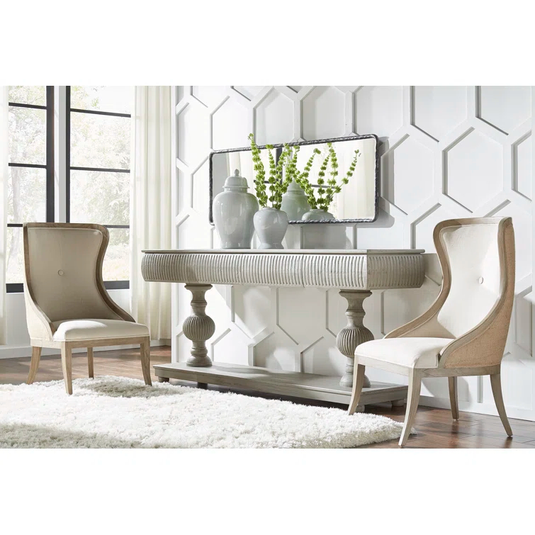 Poseidon 92.25'' Solid Wood Console Table