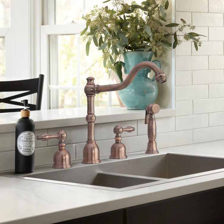 Akicon AK818-AC Akicon Kitchen Faucet with Side Spray