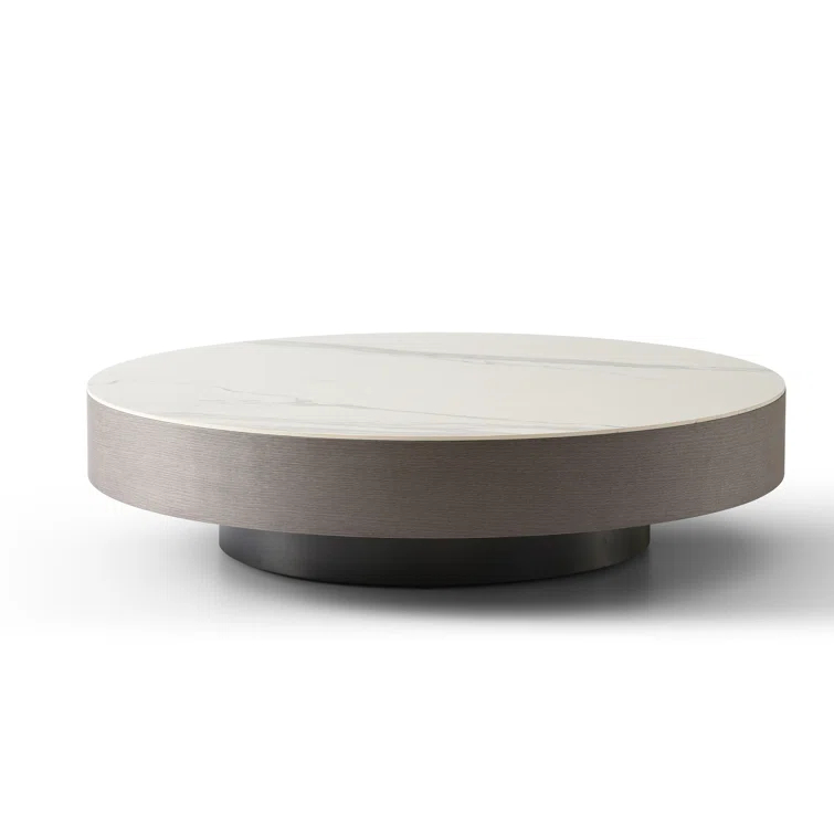 Whiteline Imports Pedestal Coffee Table