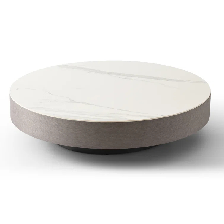 Whiteline Imports Pedestal Coffee Table