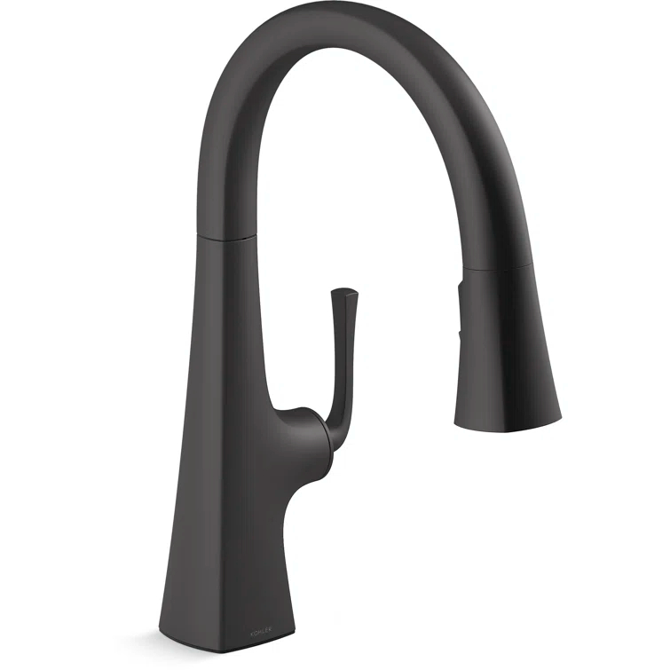Graze Pull-Down Kitchen Sink Faucet with Three-Function Sprayhead