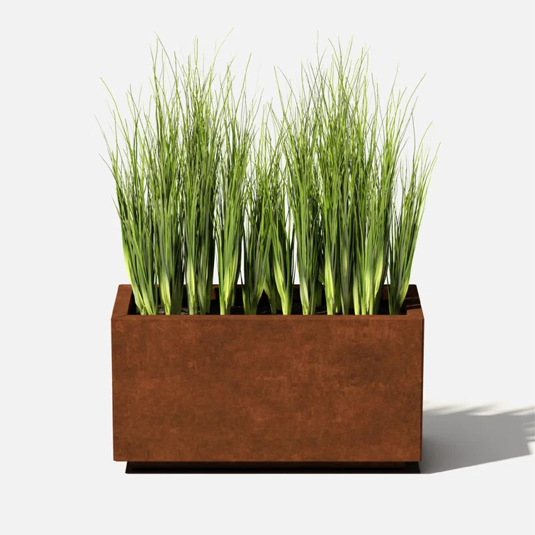 Corten Steel Series Long Box Planter