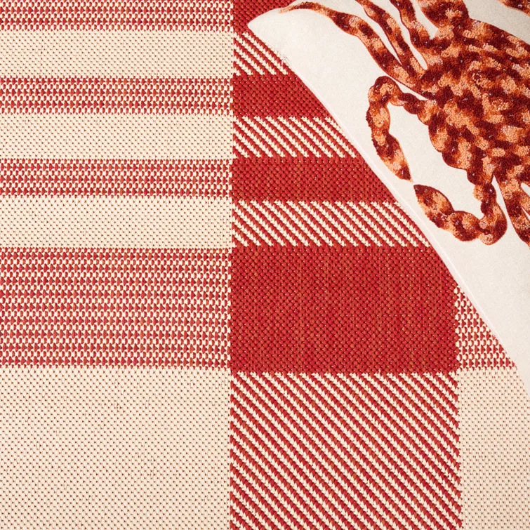 Courtyard Performance Plaid Rug