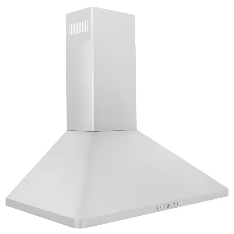 ZLINE KITCHEN & BATH 36 inch Convertible 400-CFM Recirculating Stainless steel Wall-Mounted Range Hood