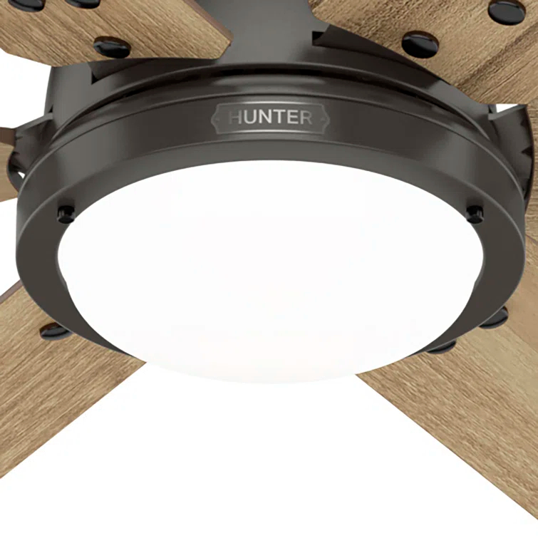 Gravity 6 - Blade Ceiling Fan with LED Light Kit and Handheld Remote and Wifi Smart Fan