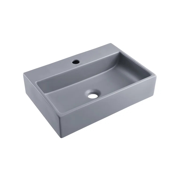 Claire 20 Rectangle Ceramic Vessel Sink