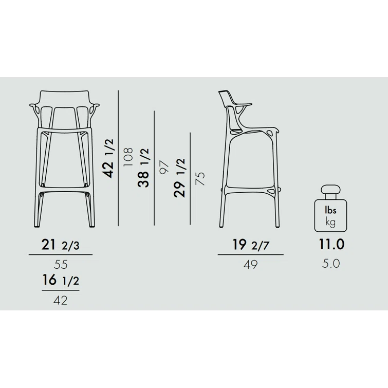 A.I. Recycled Stool
