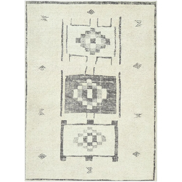 Becki Owens x Surya Solana Vintage Charcoal/Beige Area Rug