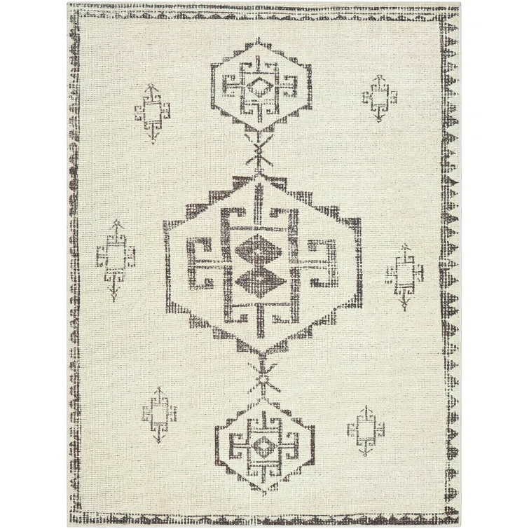 Becki Owens x Surya Solana Vintage Pewter/Beige Area Rug