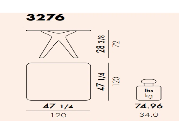 Sir Gio Square Table