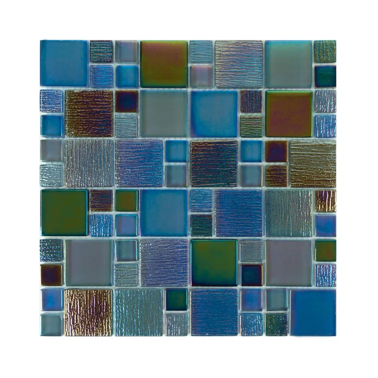 Reflections Artista Glass Versailles Mosaic Sheet Tile