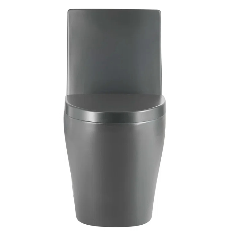 Dual-Flush Elongated One-Piece Toilet with High Efficiency Flush