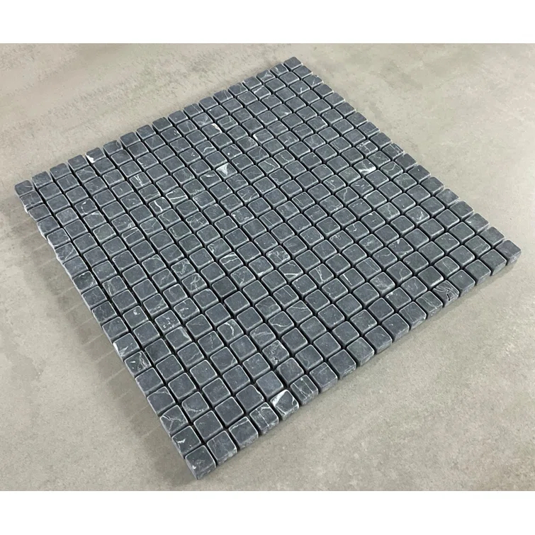 ES Stone 0.625" x 0.625" Natural Stone Grid Mosaic Wall & Floor Tile & Reviews | Perigold