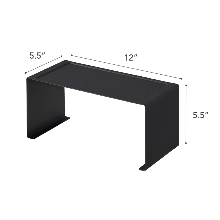 Yamazaki Tower Black Small Kitchen Rack