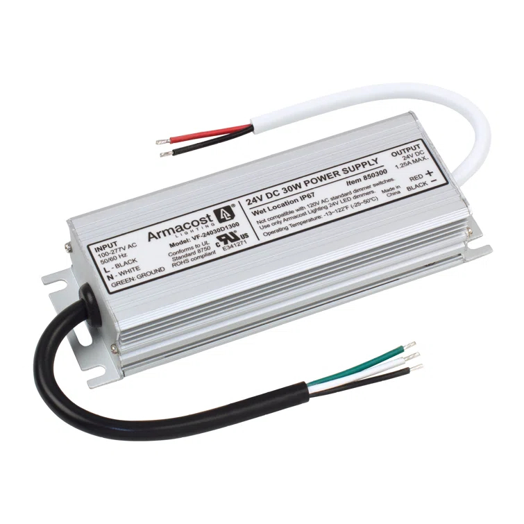 Standard Indoor/Outdoor LED Driver 24V DC, Electronic Transformer