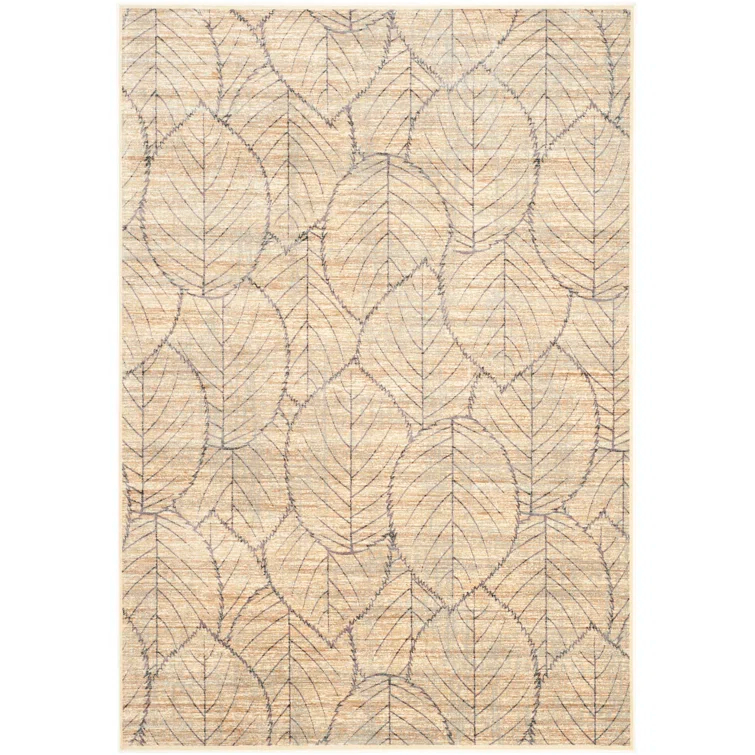Martha Stewart Viscose Pile Floral Rug