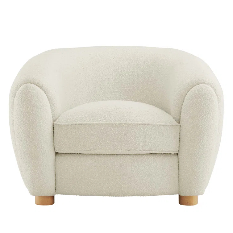 Modway Modway Abundant Boucle Upholstered Fabric Armchair