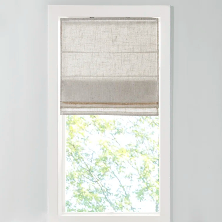 Kyler Linen Blend Light Filtering Single Roman Shade