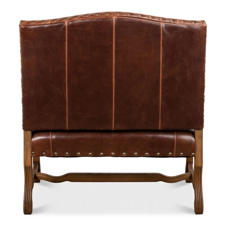 Sarreid Ltd Italian 44.5'' Leather Settee
