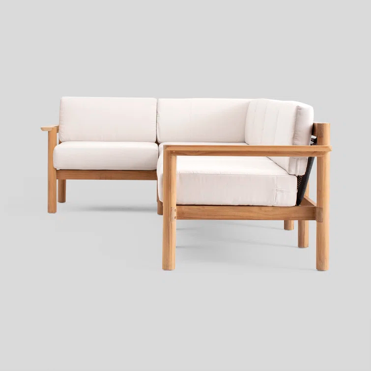 Haven 4 - Person Modular Patio Conversation Sets with Sunbrella® Cushions