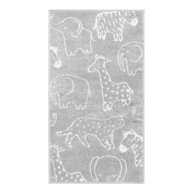 Whimsy Safari Animals Kid Rug