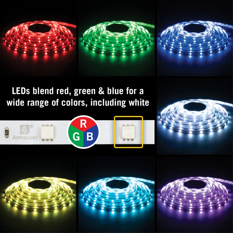 RibbonFlex Home, 24V, RGB, 30LEDs/M, IP20, 2.5M Undercabinet Strip Light