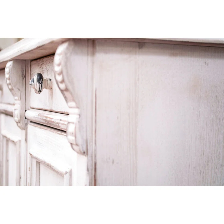 Elegant Transitional White 3-Drawer Sideboard - 51" Width