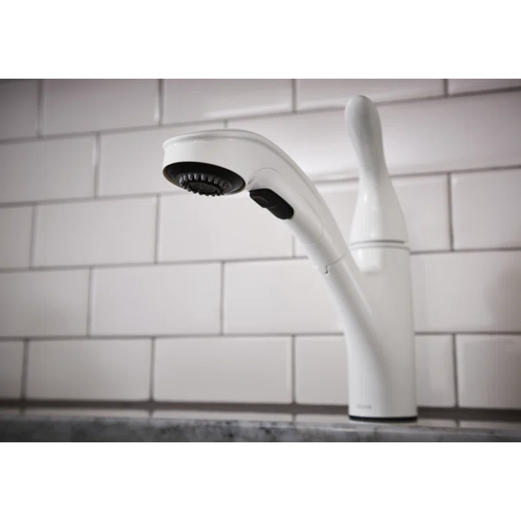 Moen Brecklyn Single-Handle Pull-Out Sprayer Kitchen Faucet with Power Clean Technology