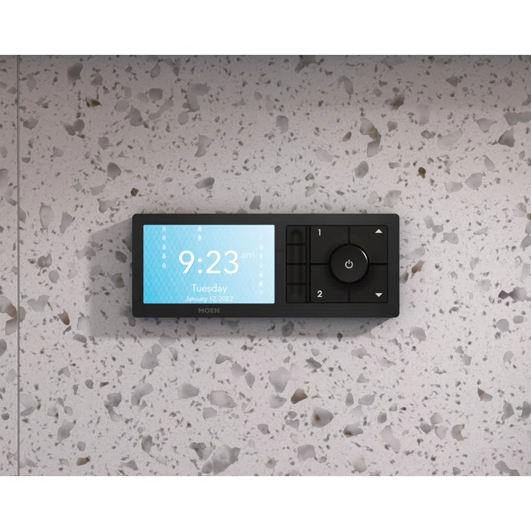 U by Moen Smart Shower 4-Outlet Digital Shower Controller for Thermostatic Shower Valve