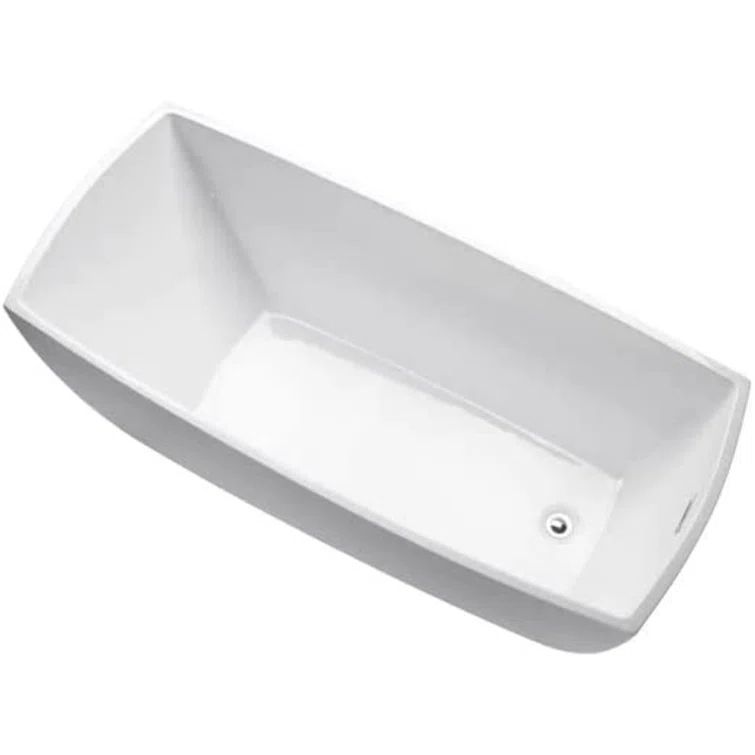 Vanity Art 67" X 31" Acrylic Freestanding Bathtub