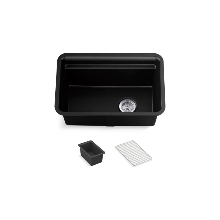 Cairn 27-1/2 in. X 18-5/16 in. X 12-5/8 in. Undermount Utility Sink