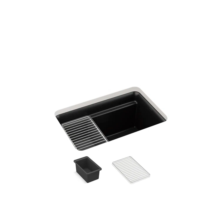 Cairn 27-1/2 in. X 18-5/16 in. X 12-5/8 in. Undermount Utility Sink