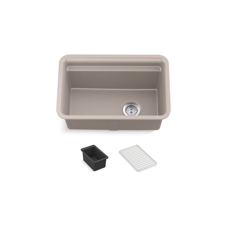 Cairn 27-1/2 in. X 18-5/16 in. X 12-5/8 in. Undermount Utility Sink