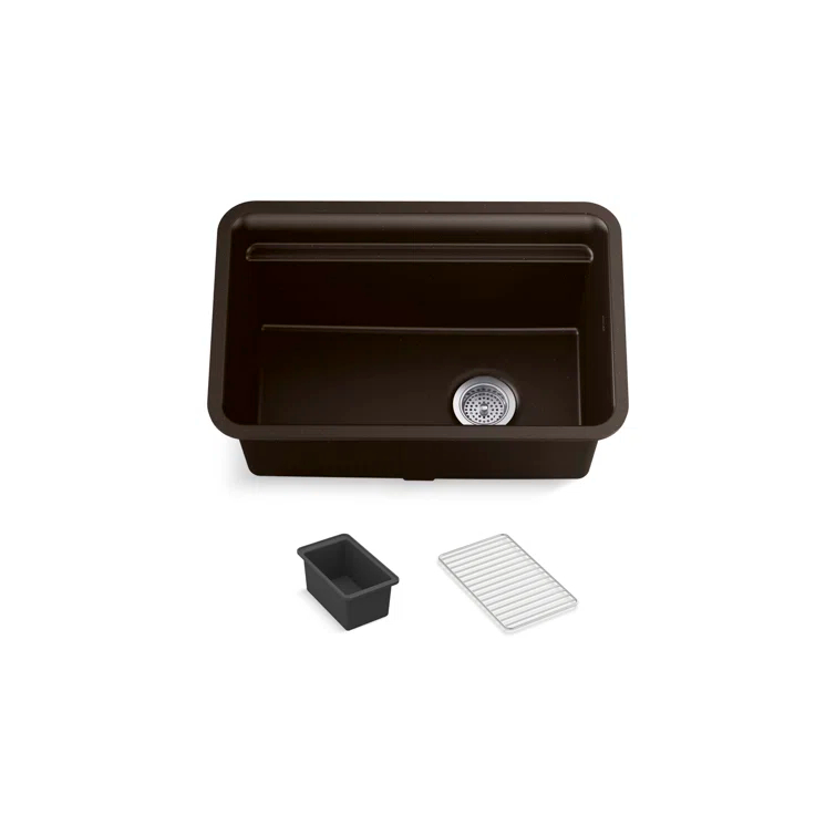 Cairn 27-1/2 in. X 18-5/16 in. X 12-5/8 in. Undermount Utility Sink