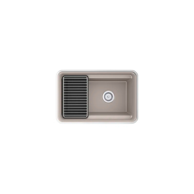 Cairn 27-1/2 in. X 18-5/16 in. X 12-5/8 in. Undermount Utility Sink