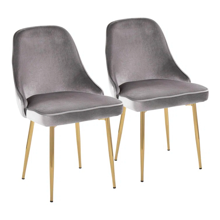 Stanca 20'' H Velvet Upholstered Side Chair