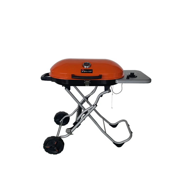 GrillFest Grillfest Folding Gas Grill Single Burner Portable Liquid Propane Gas Grill