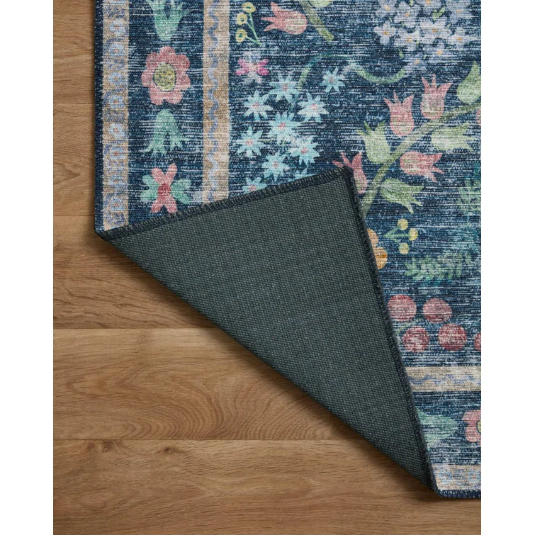 Rifle Paper Co. X Loloi Maison Frances Blue / Multi Area Rug