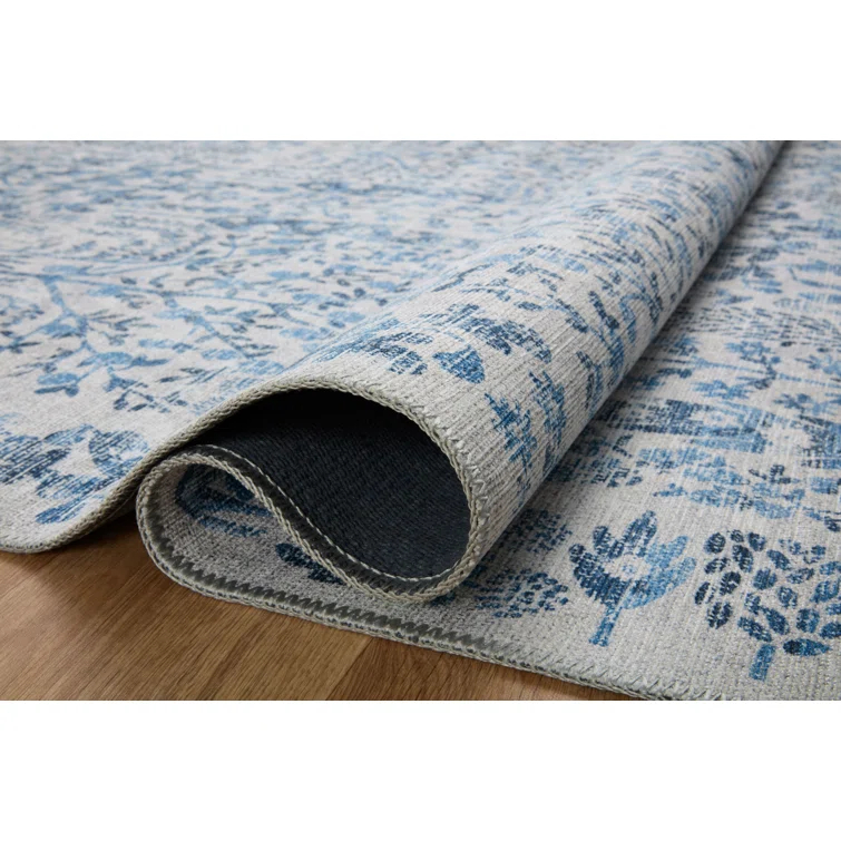 Rifle Paper Co. X Loloi Maison Grove Blue Area Rug