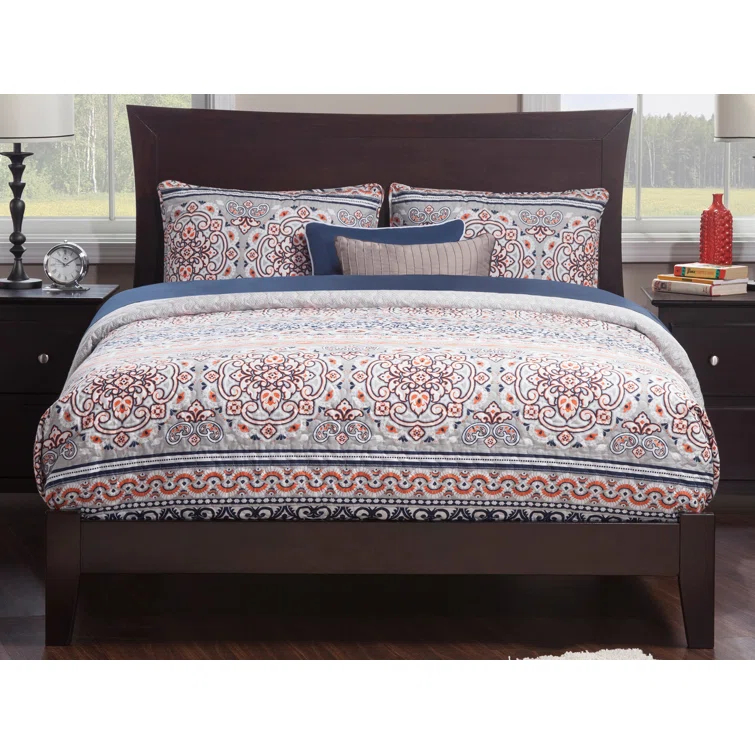 Metro Low Profile Solid Wood Platform Bed