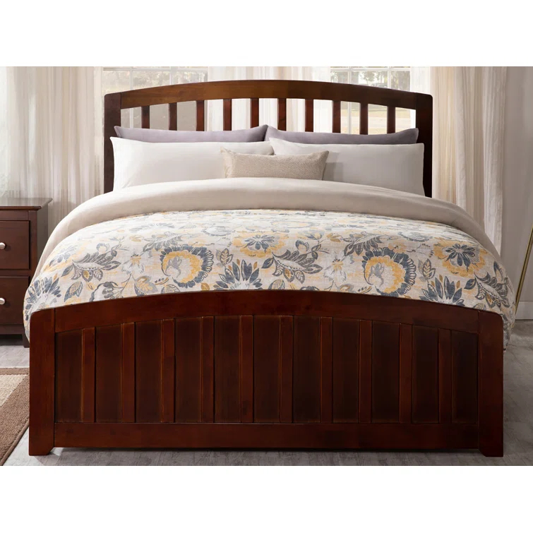 Richmond Solid Wood Low Profile Platform Bed