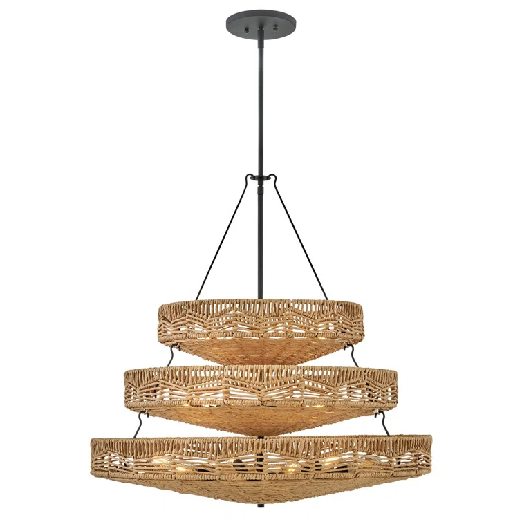 13 - Light Unique Tiered Chandelier
