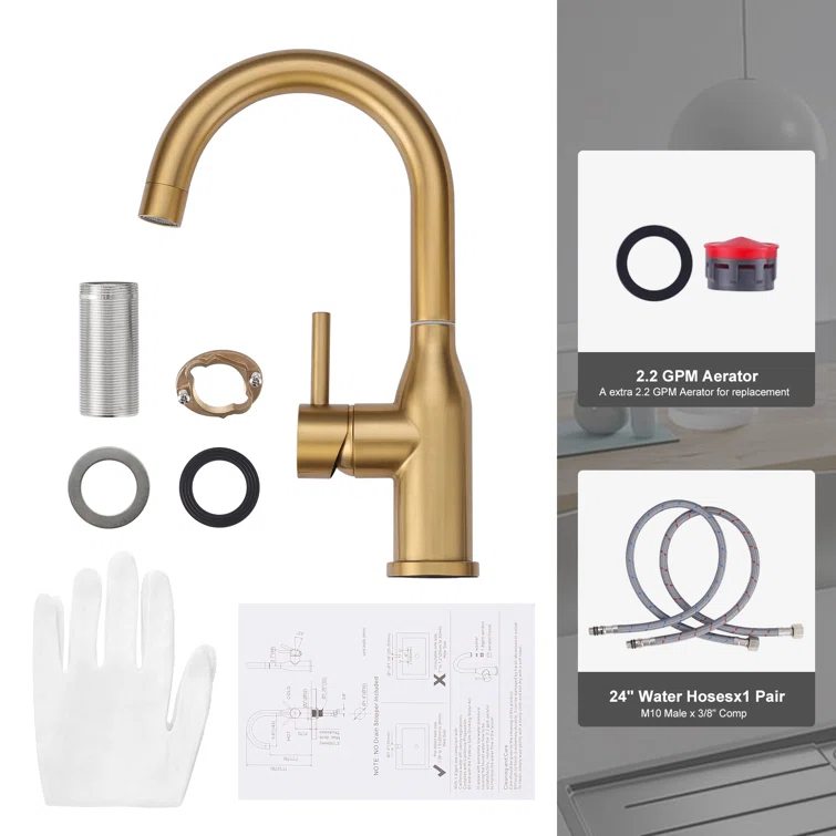 Single-Hole Single-handle Bathroom Faucet