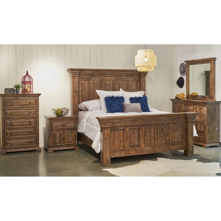 6 Drawer 61" W Combo Dresser