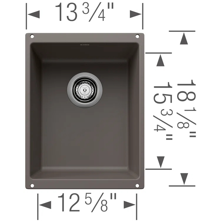 Precis SILGRANIT 13" Undermount Bar Sink